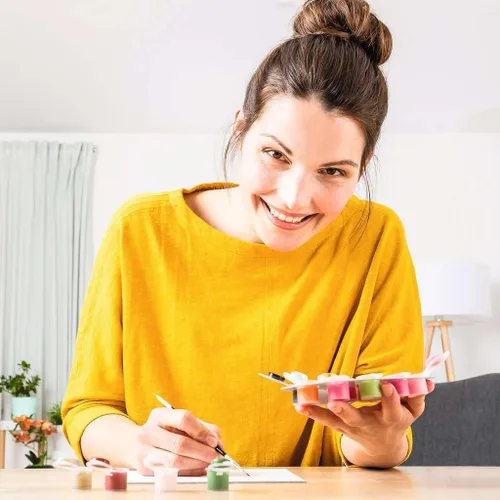 Miniatura 5 de Ravensburger CreArt Make Your Dreams Happen - Pintura por números para adultos de 12 años en adelante, juego de pintura de artes y manualidades