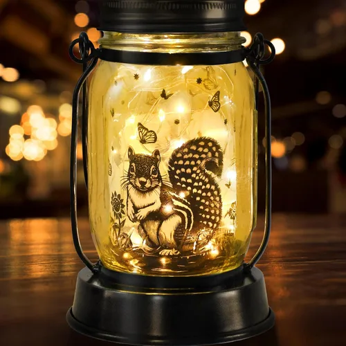 Miniatura 37 de Farol solar de Chihuahua, regalo para mujeres, hombres, mamá, cumpleaños, amantes de perro Chihuahua, luz conmemorativa pérdida de mascotas