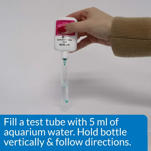 Miniatura 4 de API Kit de prueba de nitritos 180 pruebas para acuarios de agua dulce y salada