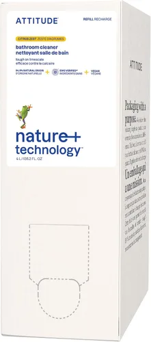 Miniatura 13 de ATTITUDE Spray limpiador de baño, verificado por EWG, a base de plantas y vegano, seguro para superficies de baño, azulejos, bañeras, paredes