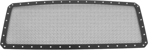Miniatura 2 de APS Rejilla de acero inoxidable de alta calidad con remaches de malla negra compatible con Ford F250 F350 F450 F-550 SD 2011 2012 2013 2014 2015