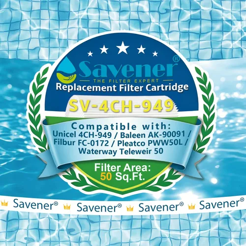 Miniatura 2 de Cartucho de filtro de spa para bañera de hidromasaje 4CH-949, reemplaza a FD2007, PWW50L, FC-0172, FIL50-5D13H15FCT-3, FIL11100208, 817-4050