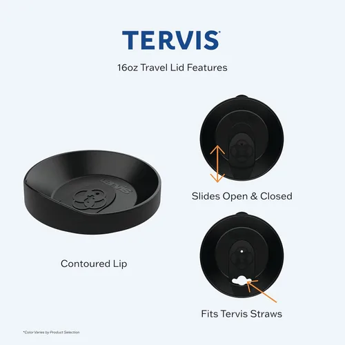 Miniatura 4 de Tervis Kelly Ventura Drift - Vaso aislado de doble pared hecho en Estados Unidos mantiene las bebidas frías y calientes, 16 onzas, clásico
