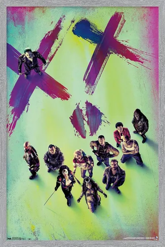 Miniatura 11 de Trends International DC Comics Movie - Escuadrón suicida - Póster de pared teaser, 14.725 x 22.375 pulgadas, versión premium sin marco