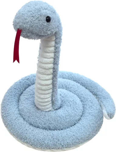 Miniatura 6 de Juguete de peluche negro de serpiente de peluche, suave juguete de peluche para niños y niñas, regalos para niños o novia, 17 pulgadas