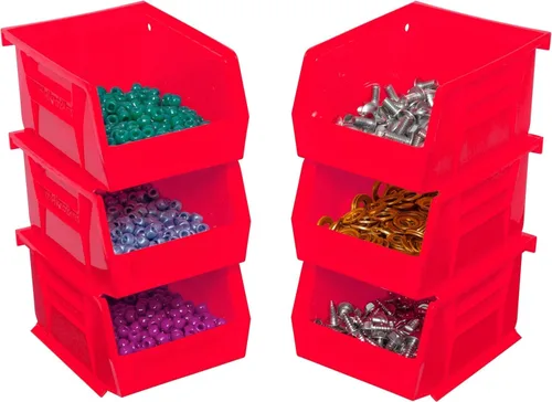 Miniatura 10 de Akro-Mils 30210 AkroBins Contenedores de almacenamiento de plástico, contenedores apilables que ahorran espacio para garaje, despensa, organización