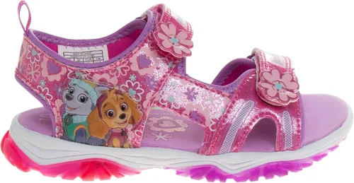 Miniatura 3 de Nickelodeon Zapatos iluminados de Paw Patrol para niñas, sandalias de verano, zapatos de agua para niños, Skye Everest, correa ajustable para playa