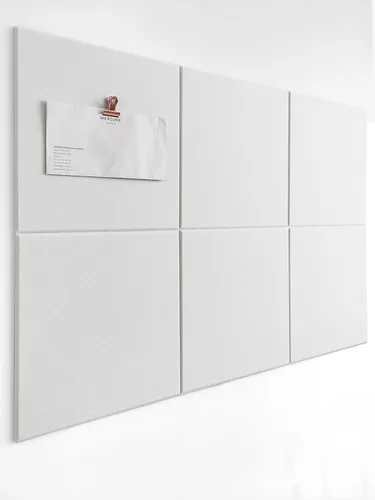 Miniatura 14 de Tabla de corcho alternativa de 24 x 36 pulgadas, paquete de 6 azulejos de pared de fieltro con pestañas adhesivas extraíbles seguras, tableros