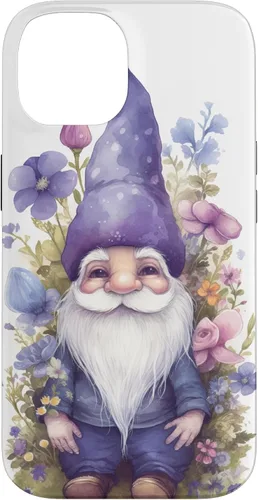Miniatura 4 de Funda para iPhone 12/12 Pro Cute Purple Aesthetic Anemones Flower Pattern Lavender Gnomo