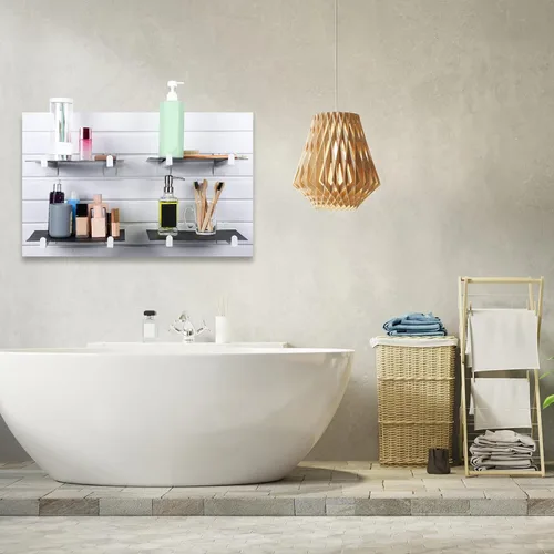 Miniatura 7 de Zonon 24 piezas de soporte de estante de pared de 12 pulgadas, estantes de pared de listones resistentes, ganchos de exhibición, accesorios