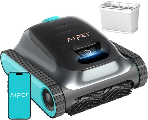 Miniatura 10 de Limpiador robótico de piscinas Aiper S1 (actualización 2026), plan de limpieza semanal personalizado, tiempo de ejecución de 270 minutos, limpieza