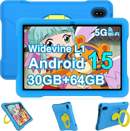 Miniatura 9 de Tablet para niños de 10 pulgadas Android 15, 30 GB RAM 64 GB ROM 1 TB de expansión, tableta Octa-Core con Gemini AI, 6000mAh, WiFi 5G, pantalla HD