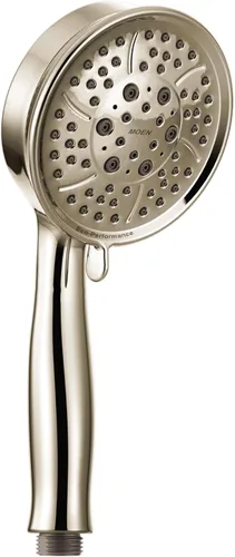 Moen 164927NL - Cabezal de ducha de repuesto de 4 funciones Eco-Performance de mano, níquel pulido