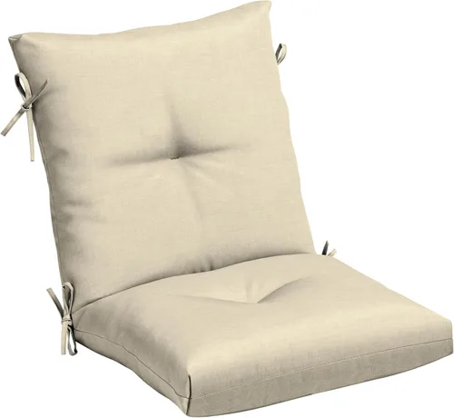 Miniatura 11 de Arden Selections Cojín de Silla de Comedor Exterior de Felpa Moderna con Mechones y Relleno Blowfill, 21 x 40 pulgadas, Repelente al Agua