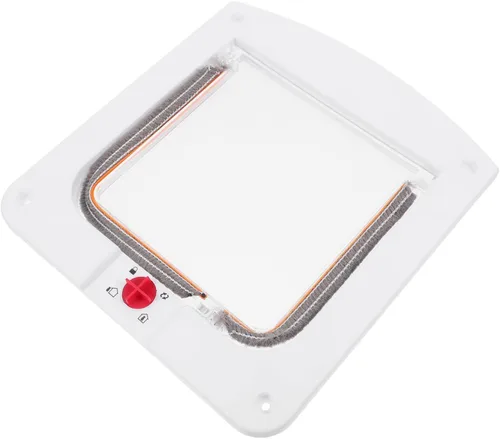 Toddmomy Puerta para mascotas para gatos, puerta con solapa para uso interior, cerradura versátil para accesorios para mascotas, fácil instalación