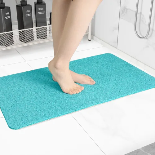 Miniatura 21 de Hargiis - Tapete antideslizante de secado rápido para bañera, piso, baño, ducha, cocina, hogar, hotel (color blanco, 24 x 24 pulgadas)