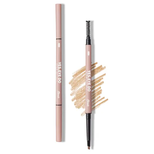 Miniatura 13 de Auburn - Lápiz de cejas con cepillo, lápiz de cejas rojo para mujer, ultra preciso, lápiz de cejas Aubrun impermeable, crea cejas tupidas esponjosas