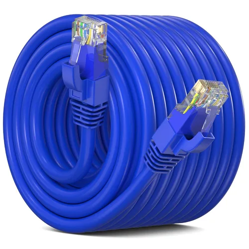 Miniatura 41 de Maximm Cable Ethernet Cat 6, cable de red y conexión de alta velocidad de 100 pies, UTP, 10 Gbps, cable Ethernet de 550 MHz, color negro