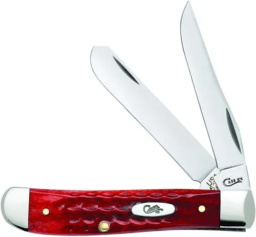 Miniatura 22 de Case XX WR - Navaja de bolsillo Mini Trapper de hueso ámbar, artículo #013 - (6207 SS) - Longitud cerrada: 3 1/2 pulgadas