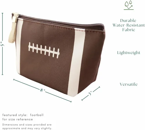 Miniatura 3 de Bolsa de maquillaje, organizador de viaje, neceser para mujer, pequeña funda de cosméticos para bolso, lindo embrague de almacenamiento de tela