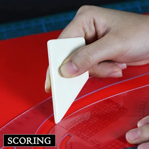Miniatura 4 de ECOHU Carpeta cuadrada de hueso – Hueso auténtico, papel y cuero, fabricación de tarjetas, origami, encuadernación, álbum de recortes, no raya