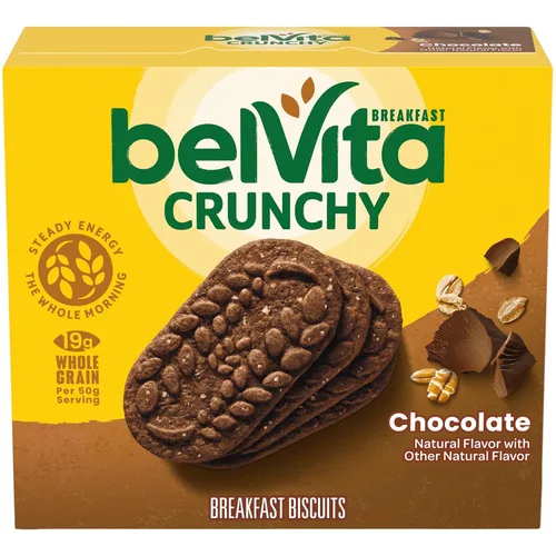 Miniatura 25 de belVita Galletas de desayuno con canela y azúcar morena, 12 paquetes (4 galletas por paquete)