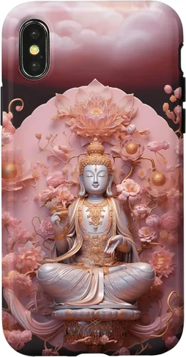 Miniatura 5 de iPhone 16 Pink Buddha - Lotus Flower - Spiritual Buddhism Buddhist Case
