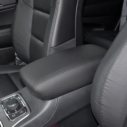 Miniatura 7 de INTGET Funda para reposabrazos de consola central de automóvil para Jeep Grand Cherokee 2011-2020 2021, accesorios para reposabrazos, almohadilla