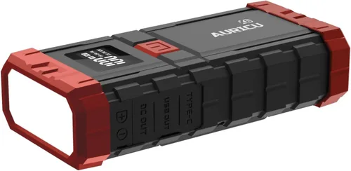 Miniatura 9 de X6 1600A Jump Starter Paquete de refuerzo de batería de litio de 12 V, caja de salto portátil, banco de energía y cables de puente para motores