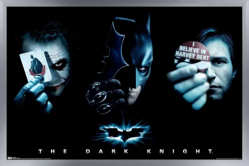 Miniatura 8 de Trends International Película de DC Comics – The Dark Knight – The Joker, Batman, Harvey Dent Póster de pared, 14.725 x 22.375 pulgadas, versión