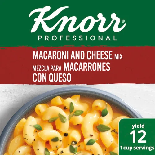 Miniatura 2 de Knorr Professional Sopa del Día Macarrones con Queso Mezcla Vegetariana, 0 g de grasas trans por porción, Solo Agregue Agua, 1 unidad (Paquete de 4)