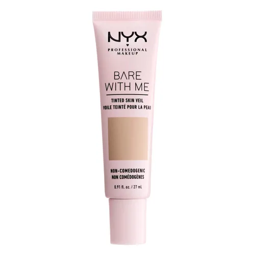 Miniatura 10 de NYX PROFESSIONAL MAKEUP Bare With Me - Velo de piel tintado, crema BB ligera, color canela y caoba Canela Caoba