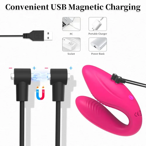Miniatura 2 de Cable magnético universal de carga rápida USB para masajeador, adaptador USB de repuesto para computadora Cable de carga para masajeador compatible