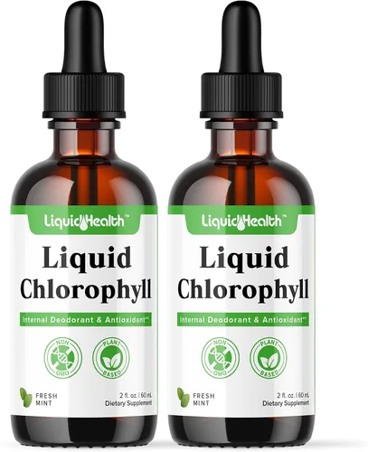 Miniatura 7 de LIQUIDHEALTH Gotas de clorofila líquida, desodorante interno, desintoxicación hepática, apoyo inmunológico, promueve el colágeno para el cabello