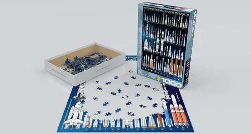 Miniatura 3 de EuroGraphics Rompecabezas de cohetes espaciales internacionales (1000 piezas) (6000-1015)