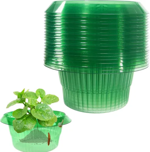 Miniatura 9 de Collares de babosas para plantas, collar de babosa para proteger las plantas de caracoles, babosas, collares de babosas protegen las plantas para 6