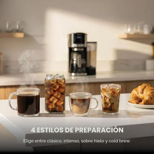 Miniatura 4 de Ninja DualBrew Cafetera Prepara café molido y cápsulas Prepara clásico, rico, sobre hielo y frío Prepara taza de una sola porción a jarra