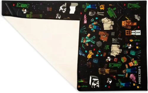 Miniatura 3 de Minecraft Mob - Alfombra de área estampada Tapete de interior, alfombras decorativas para sala de estar y dormitorio, decoración del hogar