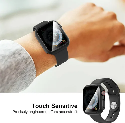 Miniatura 6 de Suoman Paquete de 3 fundas protectoras de pantalla de privacidad para Apple Watch de 1.575 pulgadas (1.575 pulgadas), antiespías, ultrafina