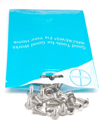 Miniatura 7 de IMScrews 100 tornillos de madera Phillips con cabeza de truss #8 x 1/2 "(13 mm), tornillos de acero inoxidable resistentes 18-8 (304)