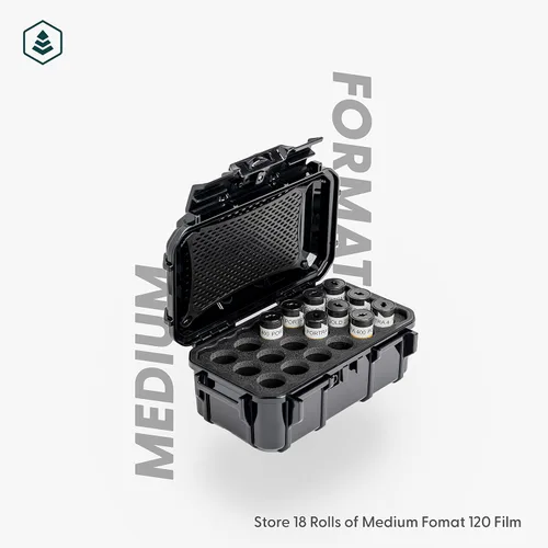 Miniatura 2 de Evergreen Estuche de almacenamiento de película de 4.724 in Capacidad para 18 rollos de película de formato medio Conserva y protege tu película