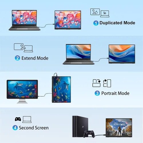 Miniatura 4 de Monitor portátil de 10.5 pulgadas 1920 x 1280 ultra delgado mini monitor 3:2,500 nits, 2000:1, monitor de computadora estándar USB C HDMI HDR