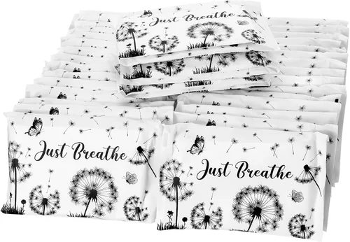 PerKoop Paquete de 100 pañuelos faciales desechables de tamaño de viaje, 3 capas, para viajes de verano, boda, escuela, cartera, suministros para el