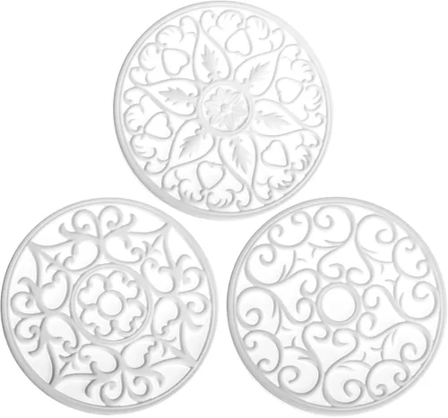 Smitchraft - Salvamanteles de silicona para platos calientes, ollas y sartenes, almohadillas calientes multiusos, encimeras de cuarzo de cocina, E: