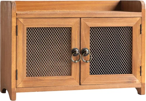 COLLECTIVE HOME - Armario de almacenamiento, mini gabinete de encimera, organizador de madera para cocina, sala de estar, dormitorio, baño, oficina