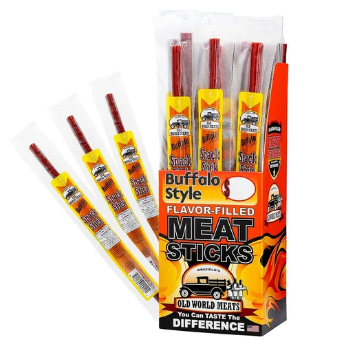 Miniatura 12 de Old World Meats - Palitos de carne, 110 calorías, Keto, bajos en carbohidratos, 0.04 oz de azúcar, combustibles, paquete de 20 barras de 1 onza