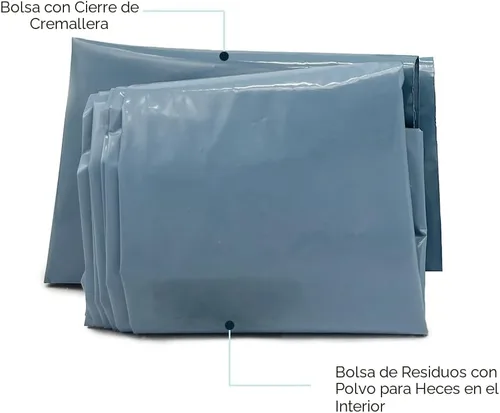 Miniatura 5 de Cleanwaste Bolsa de cera original para inodoro portátil (paquete de 12) – Kit para ir a cualquier lugar para camping, navegación, viajes, polvo