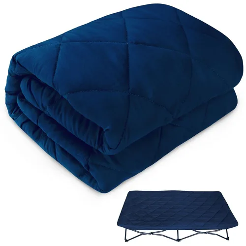 Miniatura 7 de Sábana para Regalo My Cuna Cama portátil para niños pequeños, cuna de viaje (solo sábana, cama no incluida), funda acolchada suave, gris, 54x28
