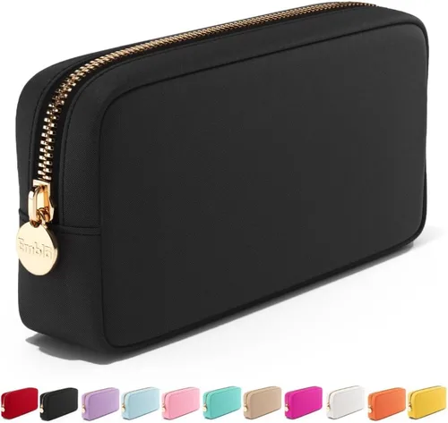 Miniatura 30 de Embla Bolsa de maquillaje de viaje para cosméticos y bolsa de artículos de tocador, bolsa de nailon con cremallera, lindo organizador de maquillaje