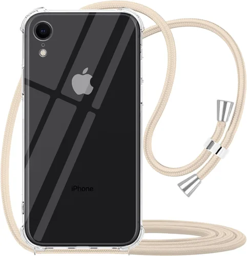 Miniatura 11 de Funda cruzada para iPhone 13 Mini, transparente, ajustable, para el hombro, correa de cordón, para mujeres y niñas, funda protectora delgada suave